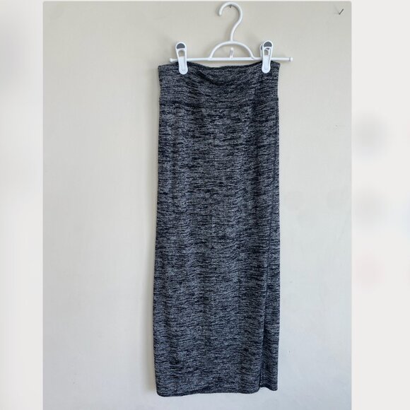 Wilfred Free Heather Dark Grey Slit Skirt - Picture 2 of 3